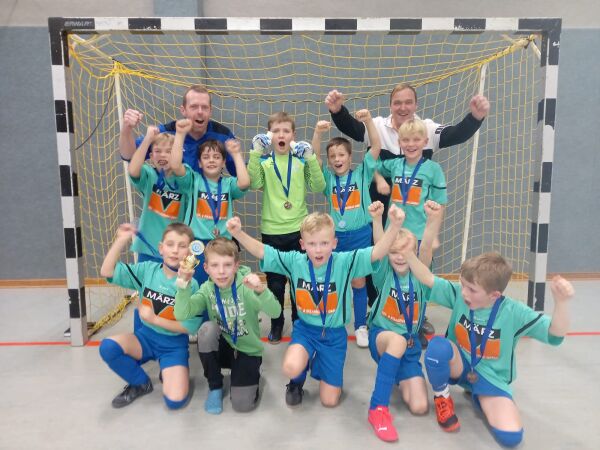3. Platz für Teterower F1-Junioren in Schwaan (08.01.23)