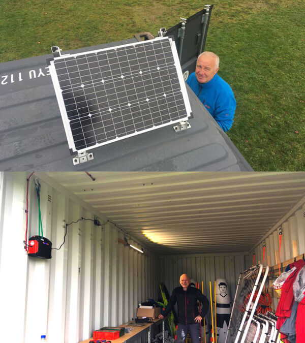 Ab sofort: Licht an im Container Ab sofort: Licht an im Container